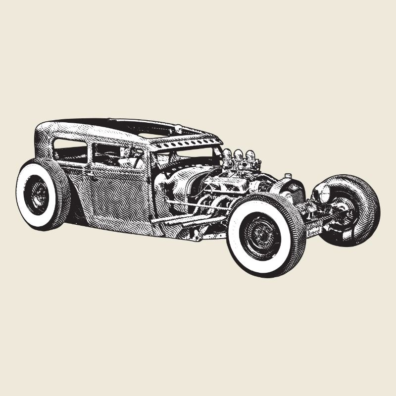 hotrod custom car