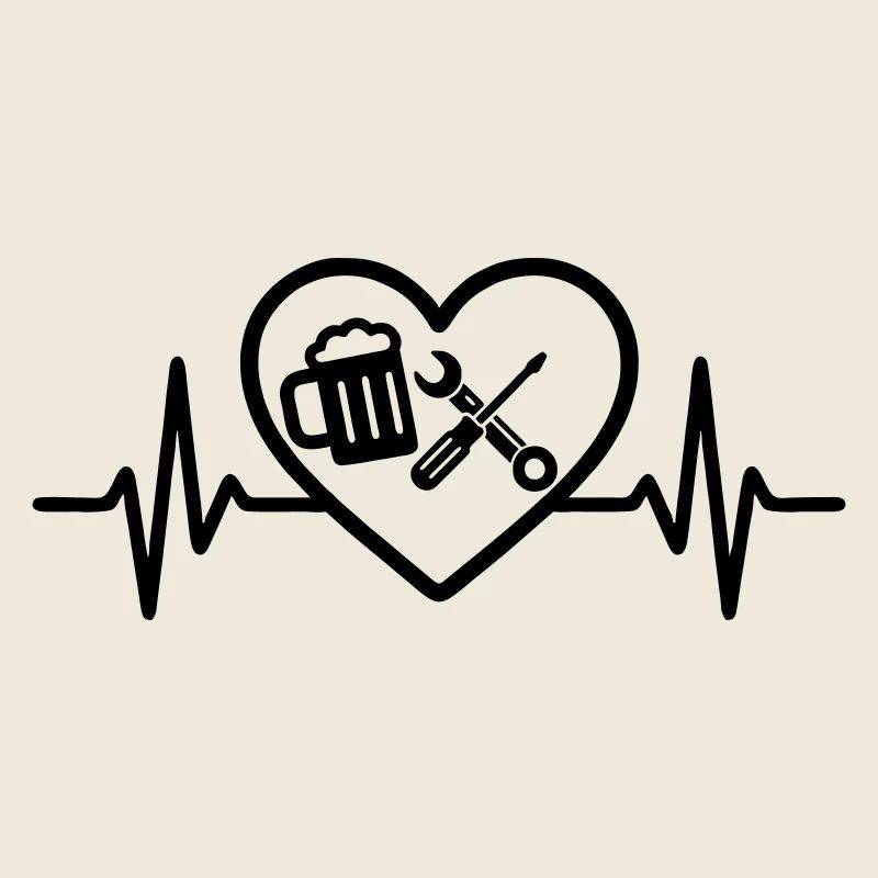 Heart Beer DIY Humor