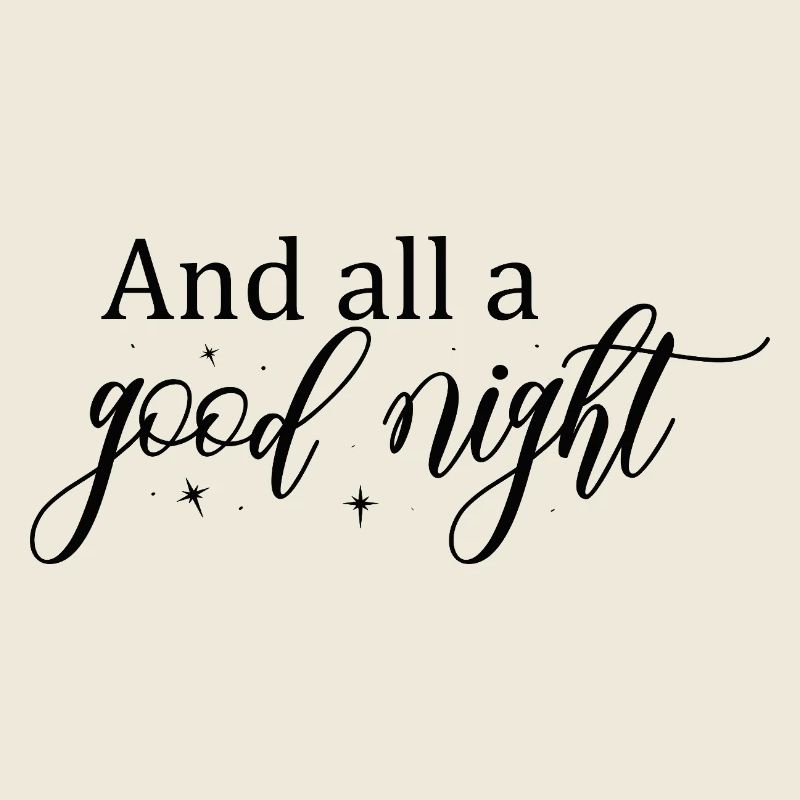 Gute Nacht Script mit Sternen