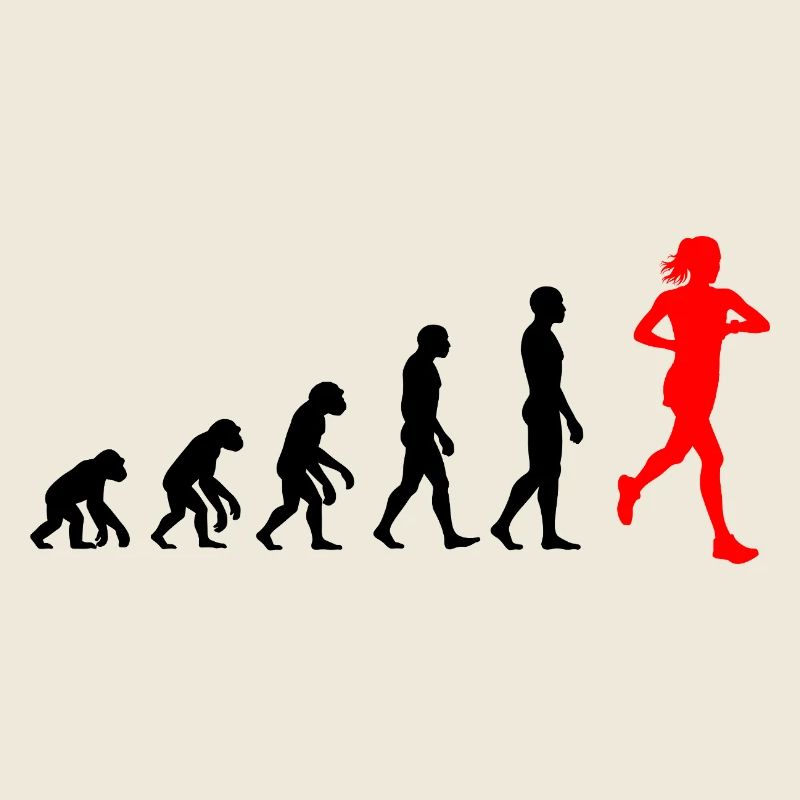 EVOLUTION RUNNERIN POWER! JOGGERIN LÄUFERIN FIT