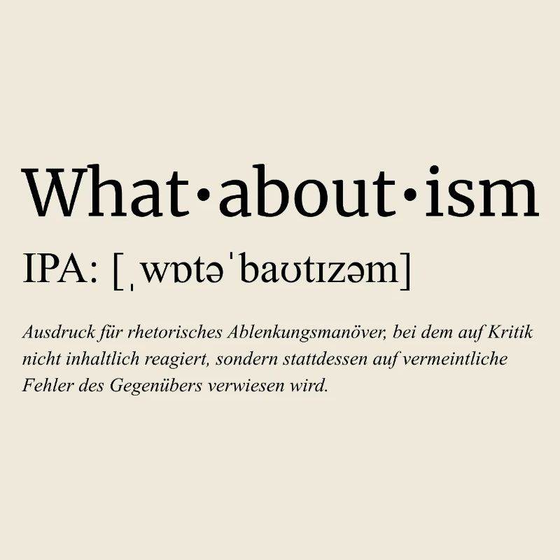 Whataboutism