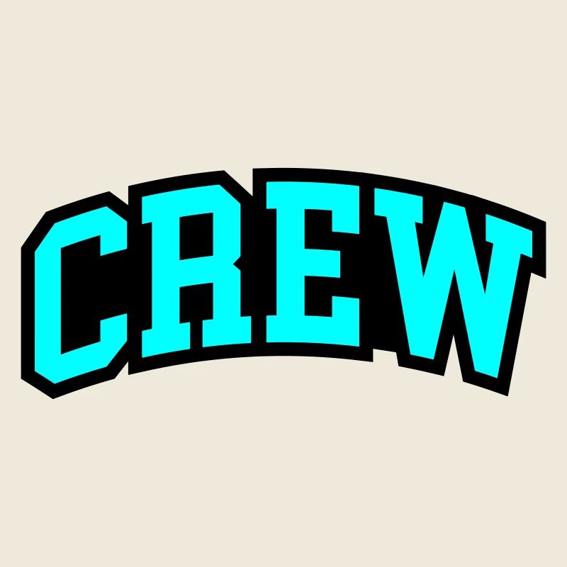 Crew lettering
