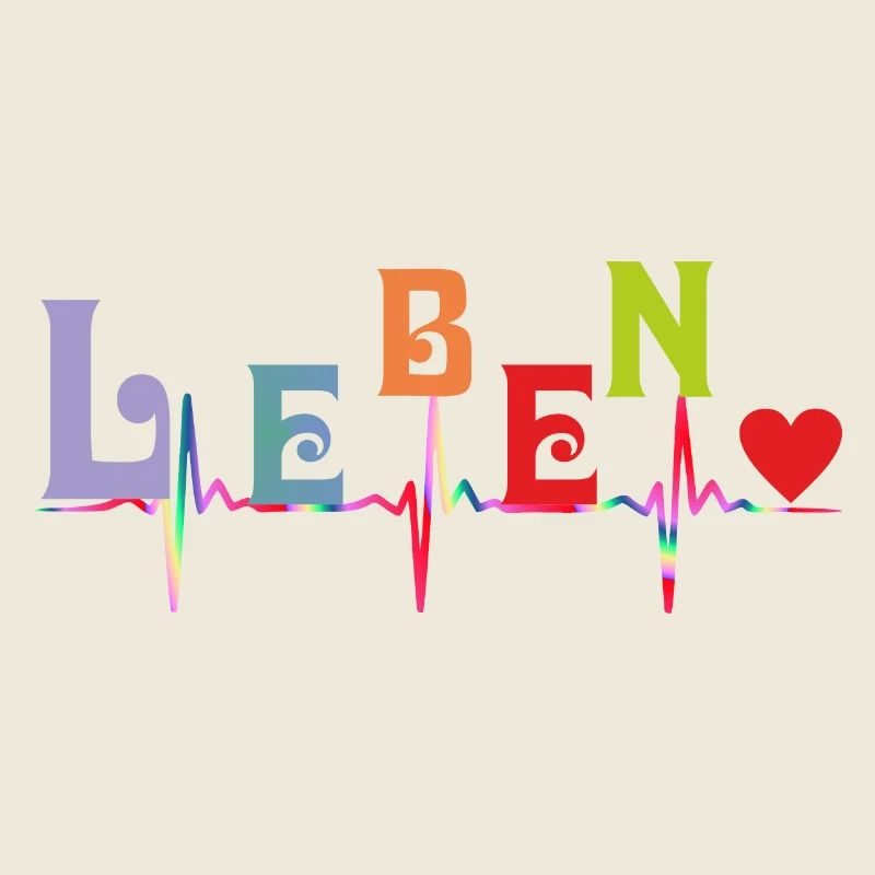 Herz Herzkurve LEBEN