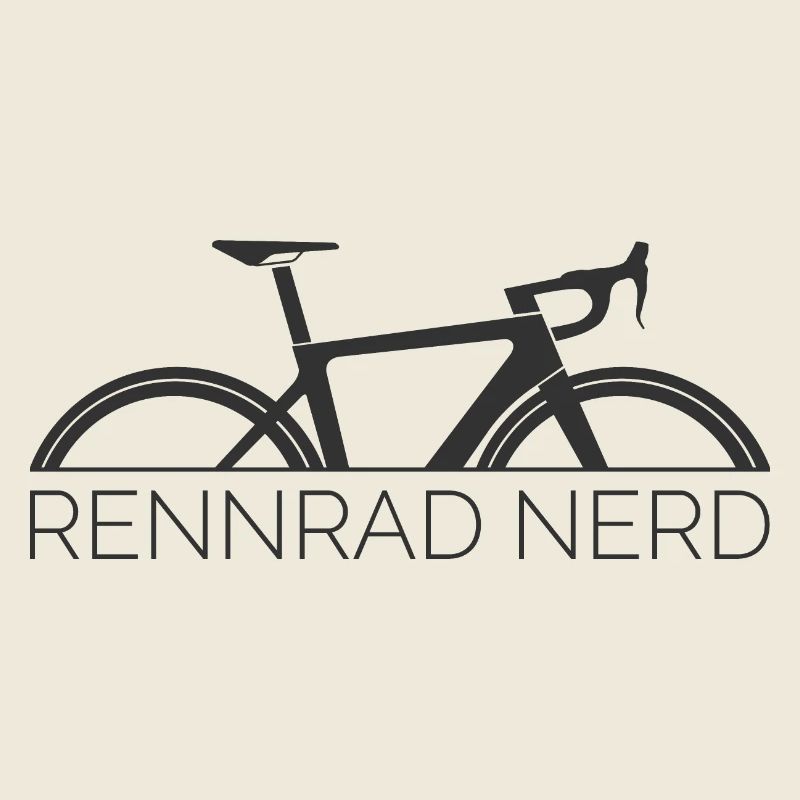 Road Bike Nerd Bicycle Stage Tour Logo Race Symbol