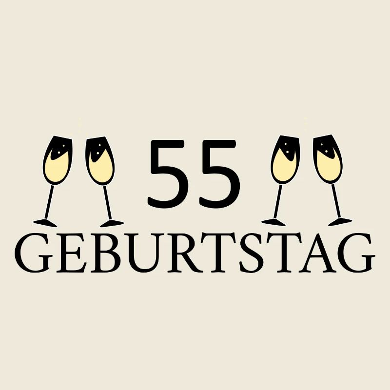 55th birthday 55 years