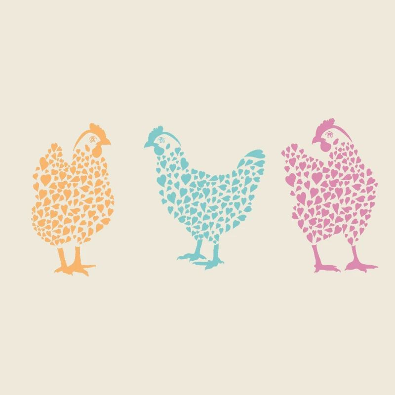 Huhn mit Herz