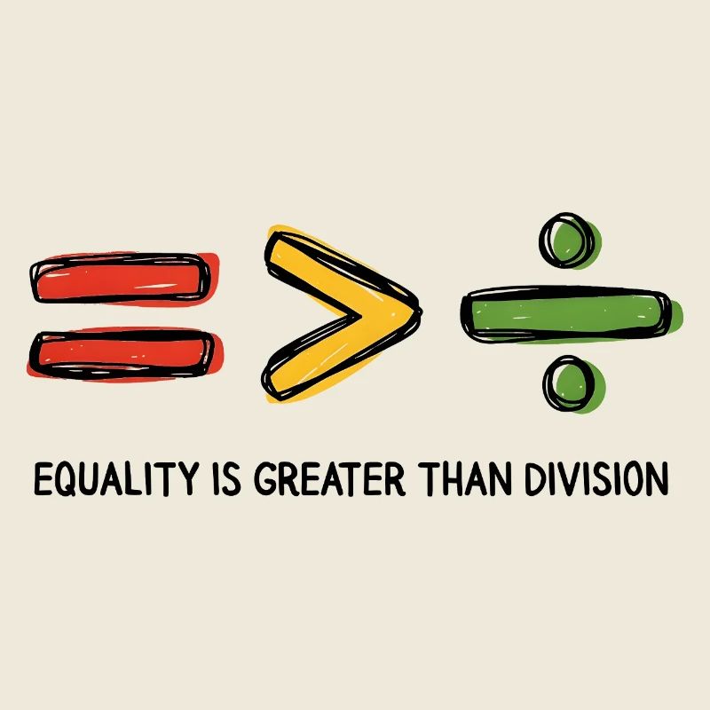 Equality is Greater Than Division Message