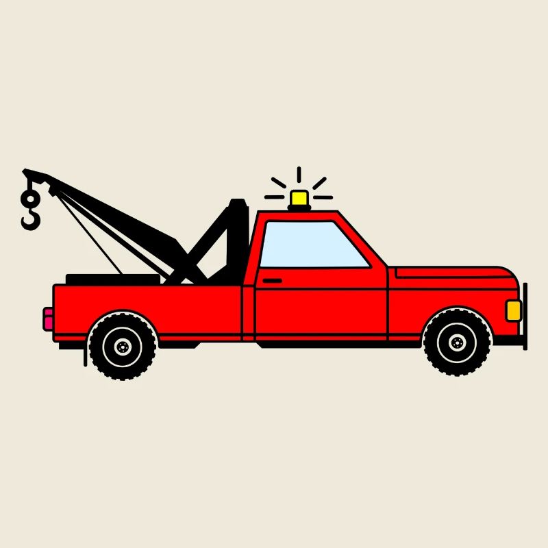Abschleppwagen rot