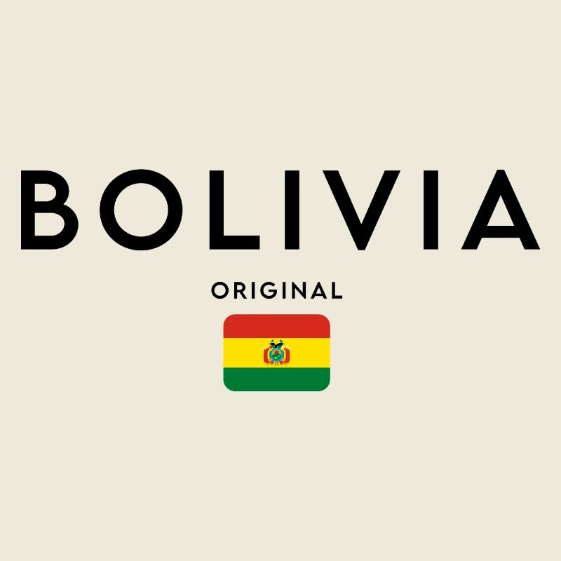 Bolivian pride, minimalist sleek design