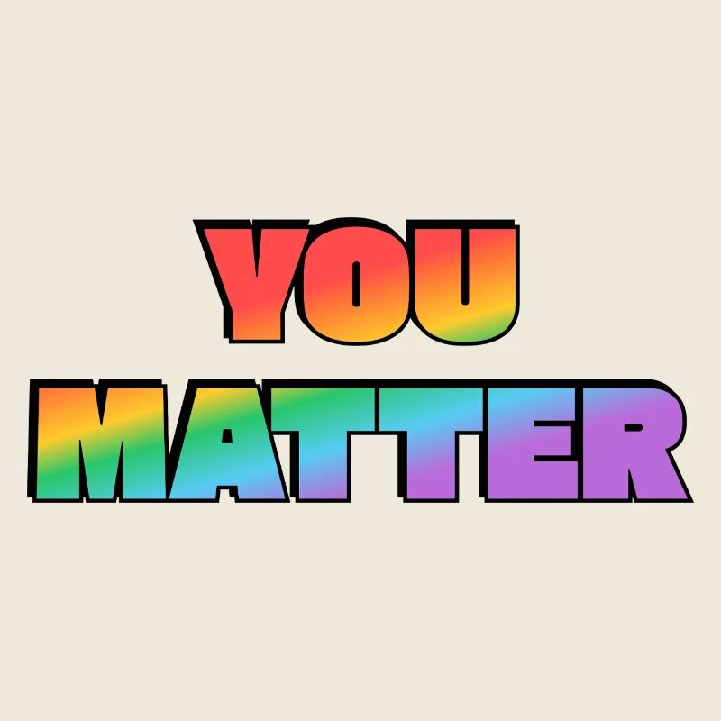 You Matter Regenbogen-Farbverlauf