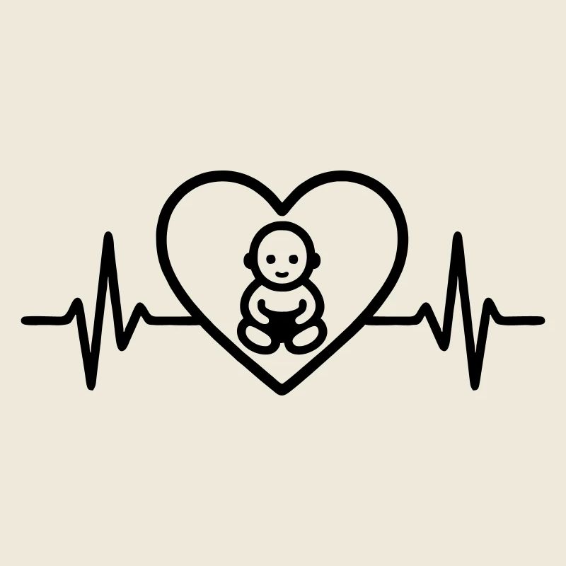 Baby Herz Familie Eltern