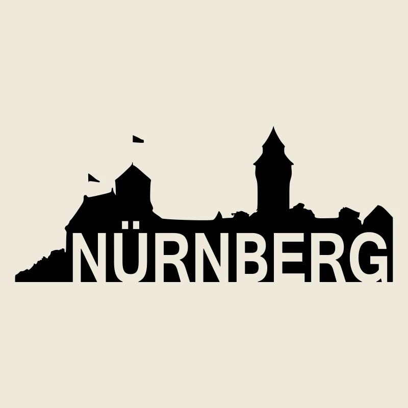 Nuremberg - roil © - Nuremberg avec la silhouette