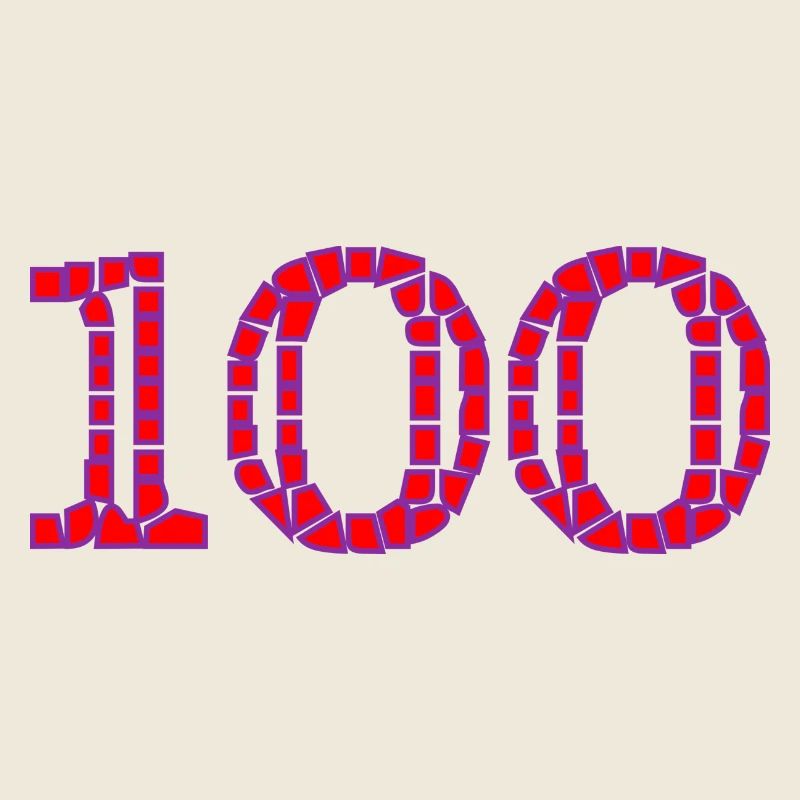 100. 100 ANS. 100e ANNIVERSAIRE. ANNIVERSAIRE 100