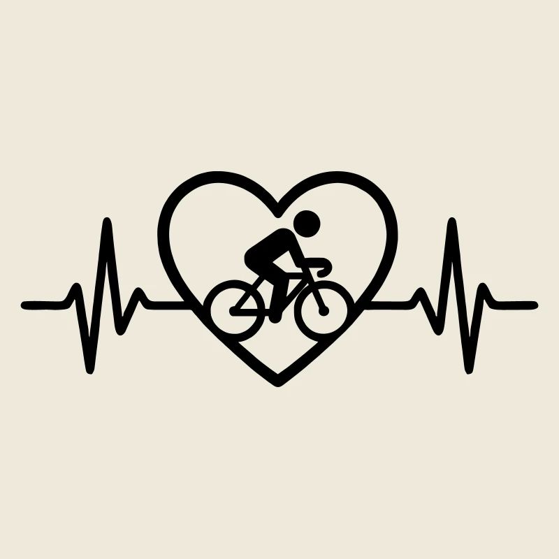 Radfahrer Fahrrad Herz