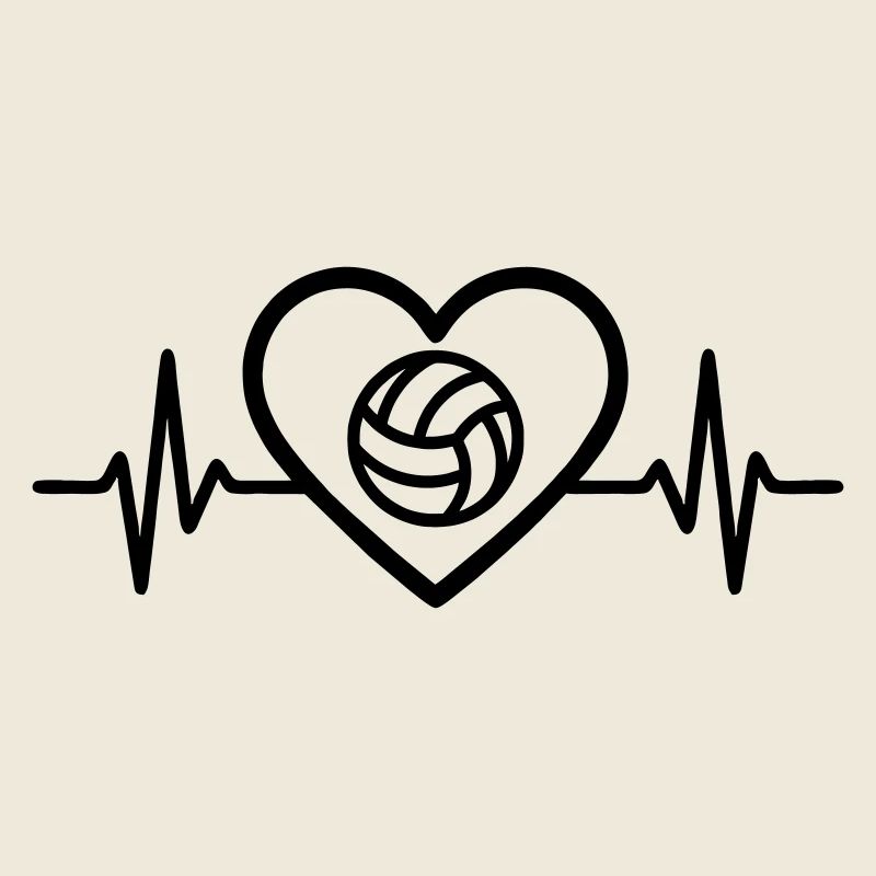 Coeur de volley-ball