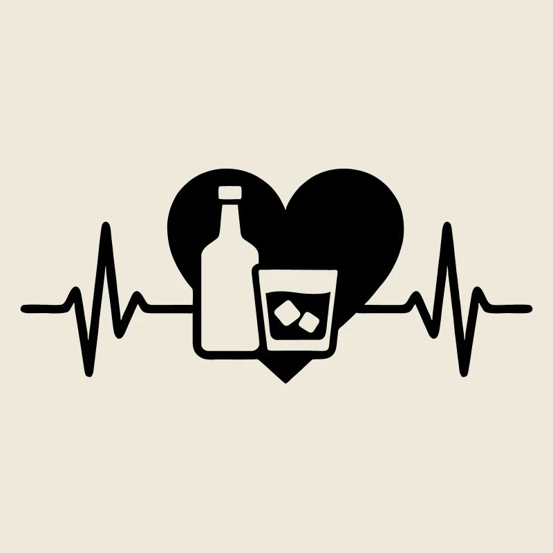 Rum Herz Aperitif Cocktail