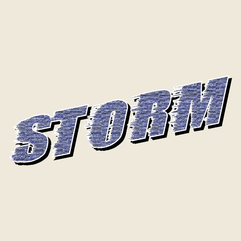 Réclamation STORM | Lettrage tempête