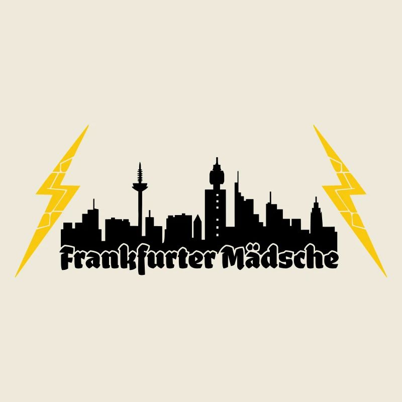 Frankfurter Maedsche ffm skyline