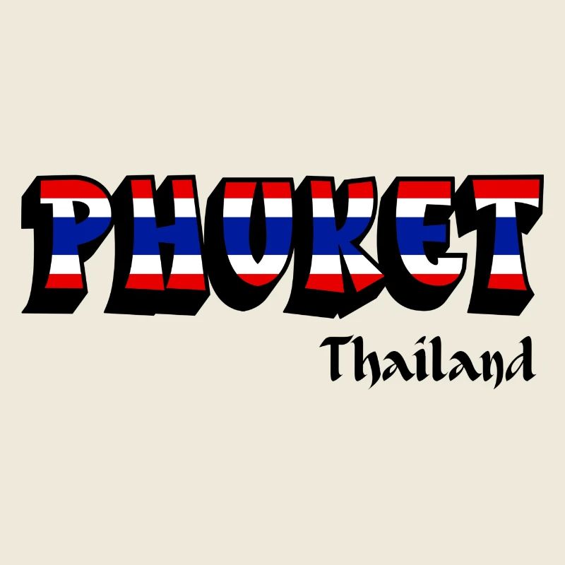 Design du drapeau de la Thaïlande à Phuket