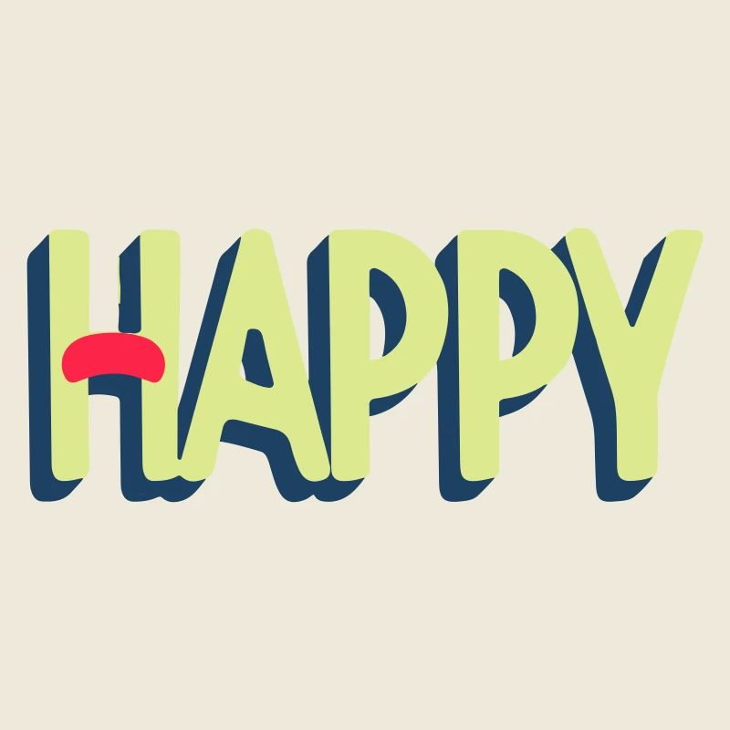 Happy Text Design