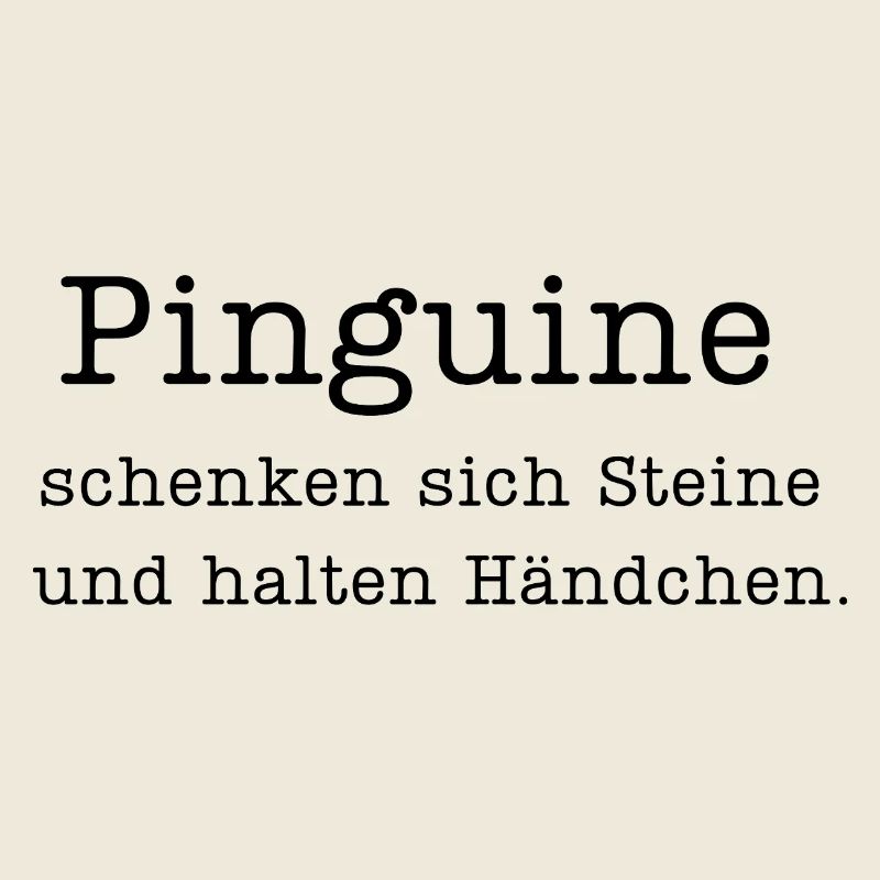 Science Snack Typewriter: Pinguine schenken sich 