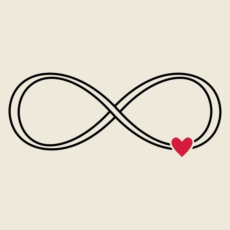 Unendlichkeit Herz Zeichen Symbol Geschenk Liebe
