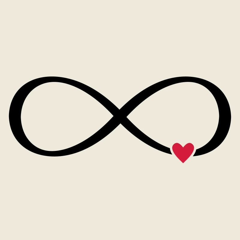 Unendlichkeitszeichen Herz Liebe Geschenk