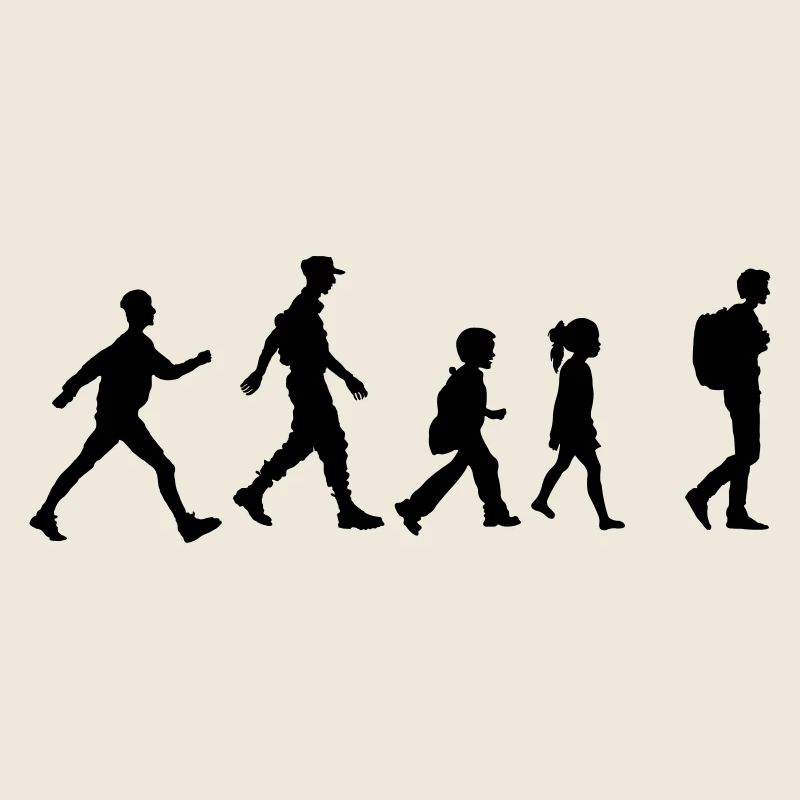 Walking group logovan walking group club