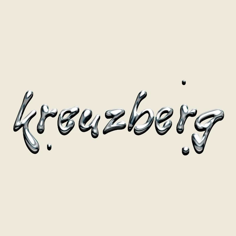 Kreuzberg Liquid Chrome Typography