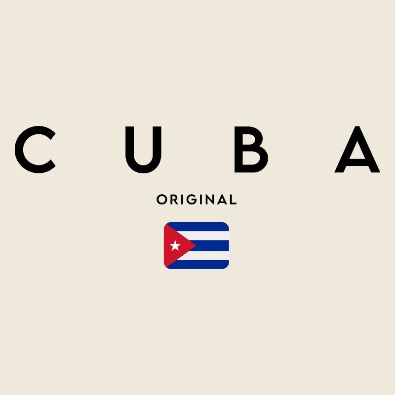 Cuban pride, minimalist sleek design