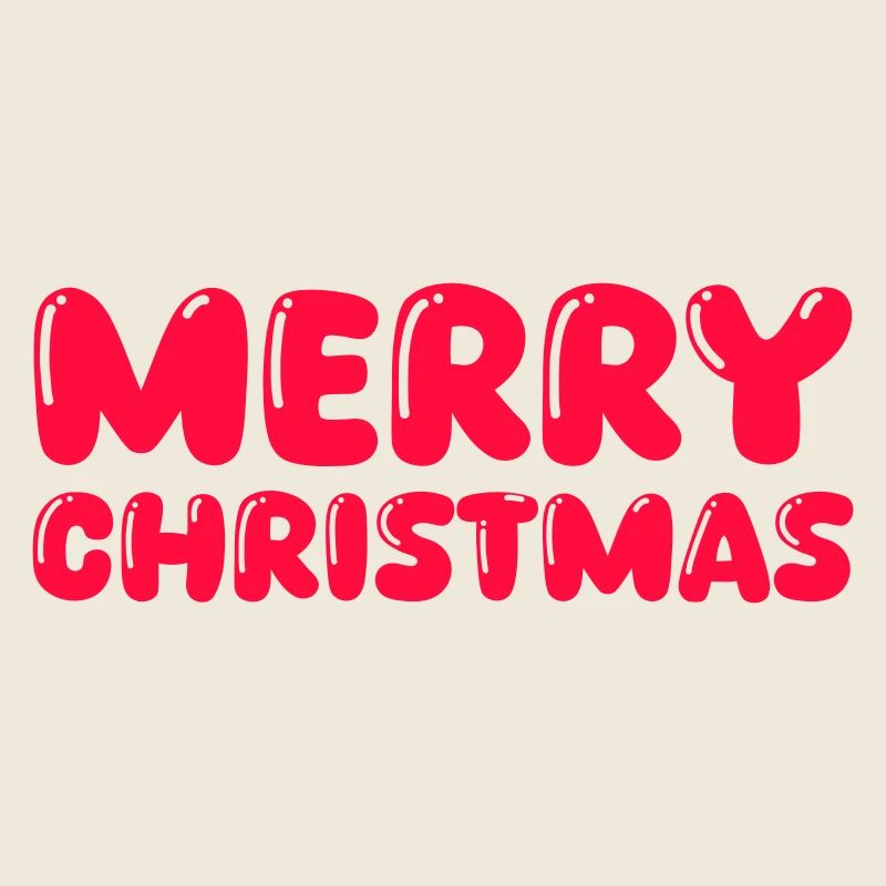 Merry Christmas Bubbly Font