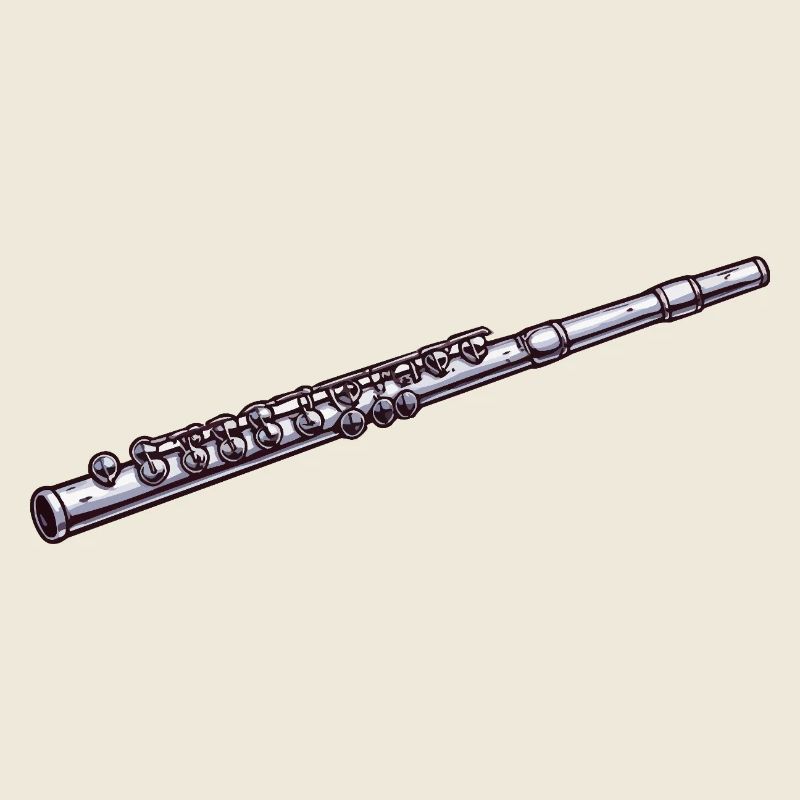 Line Flute Illustration