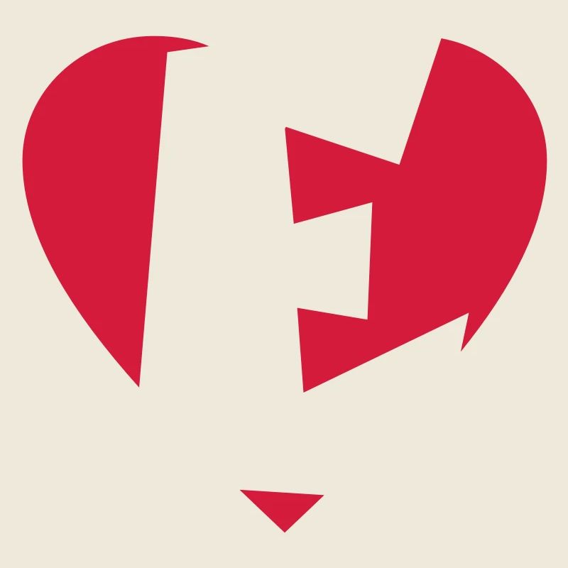 I love E - Herz E - Buchstabe E