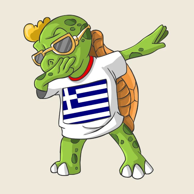 Greece Dabbing turtle