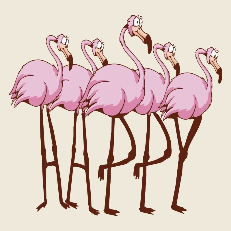 Flamants roses