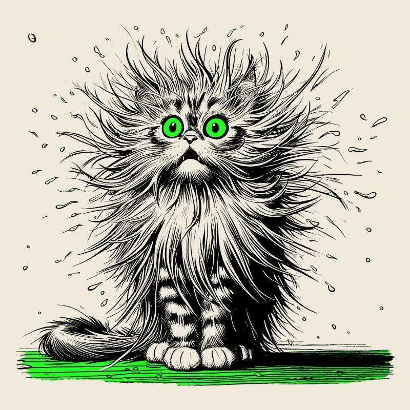 Cat, Comic, Funny, Funny