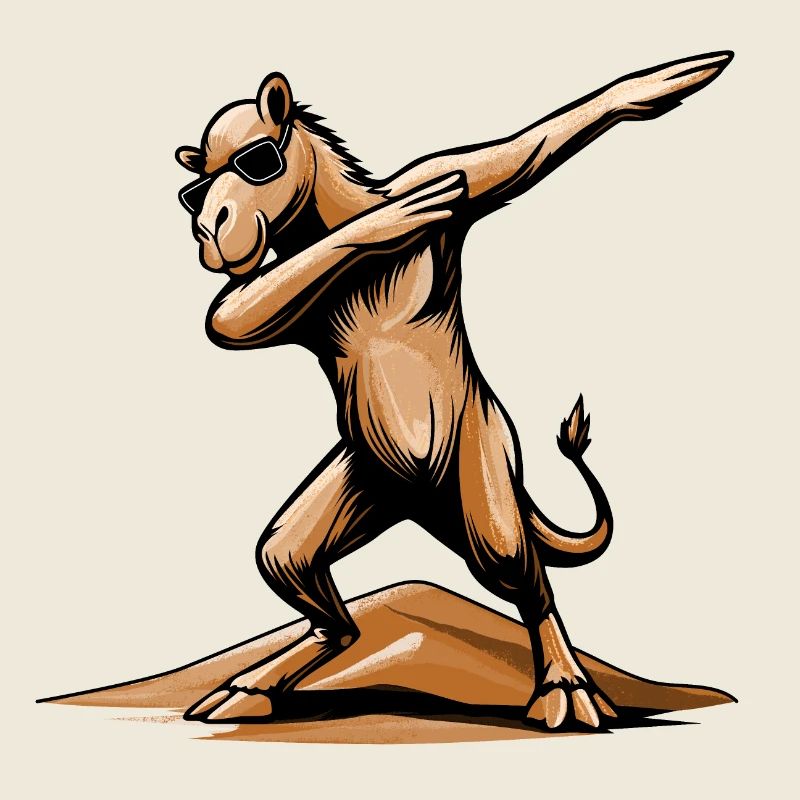 Dabbing Camel. Flair arabe dans le désert de Dubaï