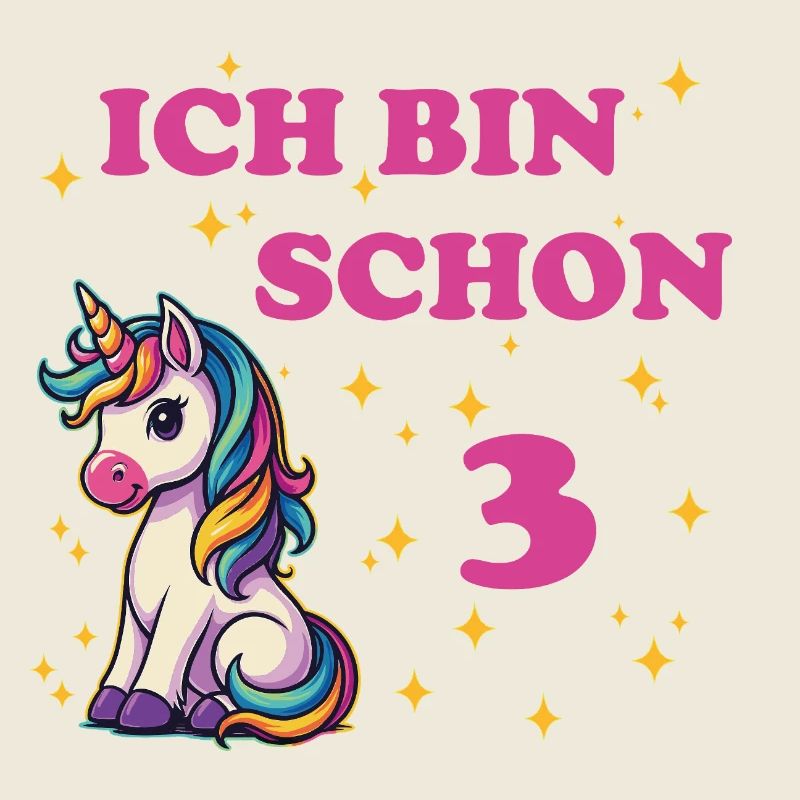J’ai déjà 3 ans avec une licorne