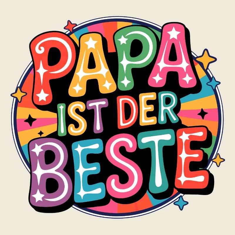 Dad Is The Best – Pop Art Color Game