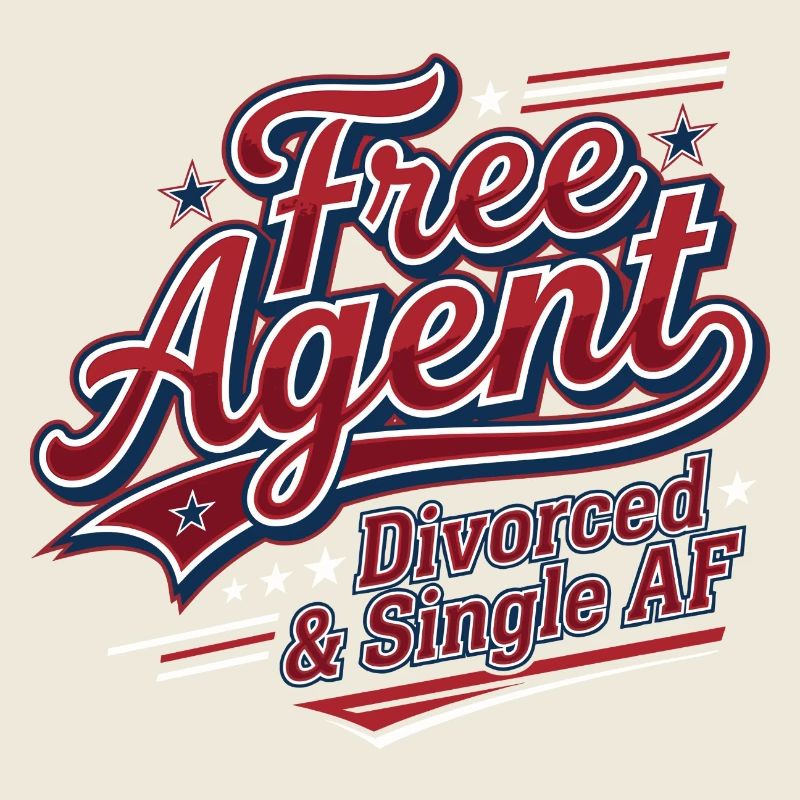 Free Agent Divorced Single AF – Baseball Sport Sty