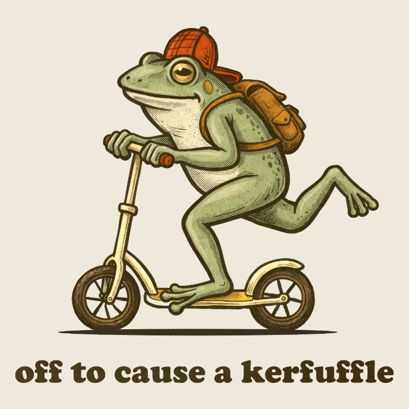 Ab, um einen Aufruhr zu verursachen