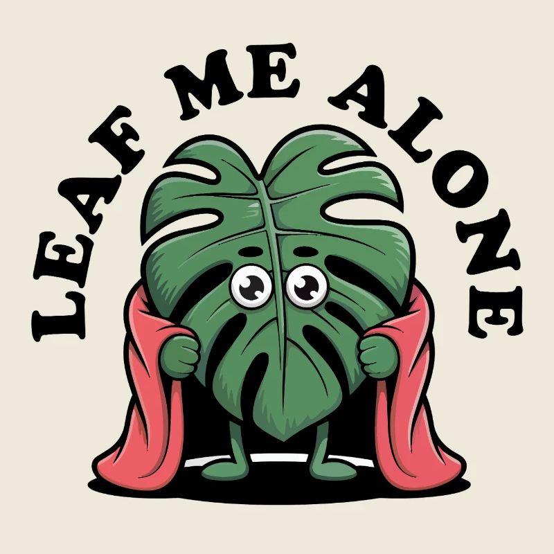 Leave Me Alone Monstera Hero, Leaf with Cape