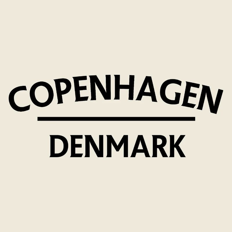 Kopenhagen – Dänemark Textdesign