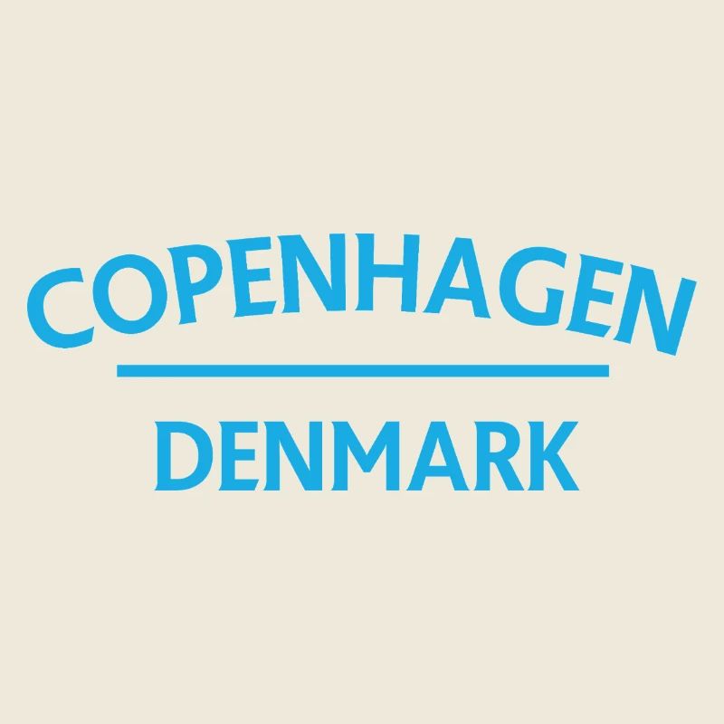 Copenhagen – Denmark Textdesign