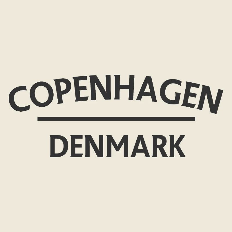 Kopenhagen – Dänemark Textdesign