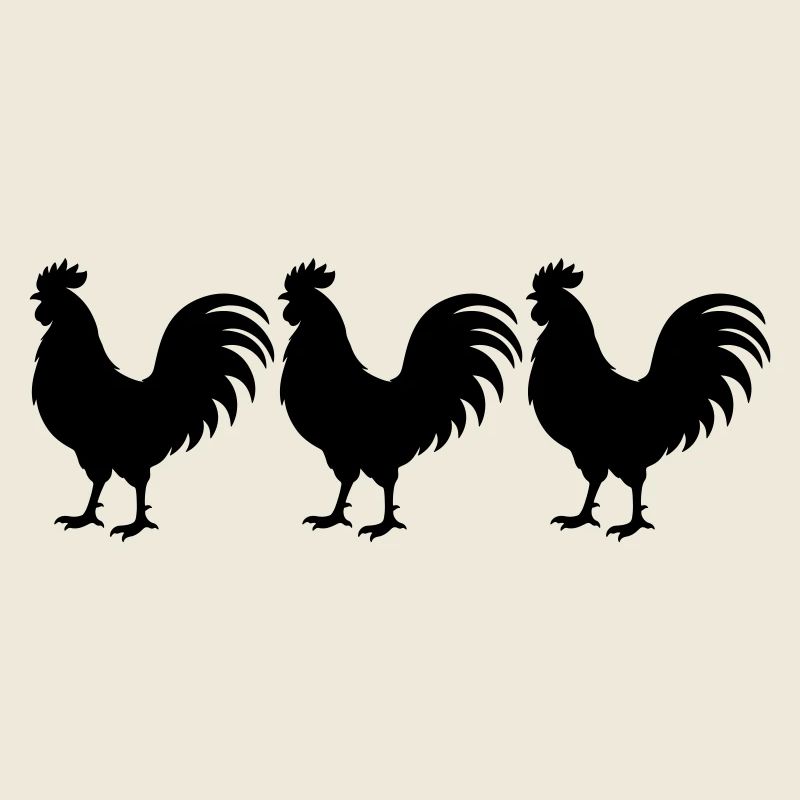 Silhouette du coq