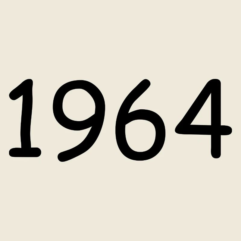 1964 60.Geburtstag Vorlage personalisieren
