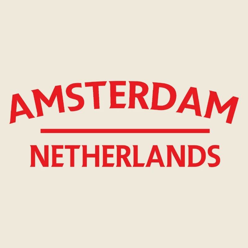 Amsterdam – Niederländisches Textdesign