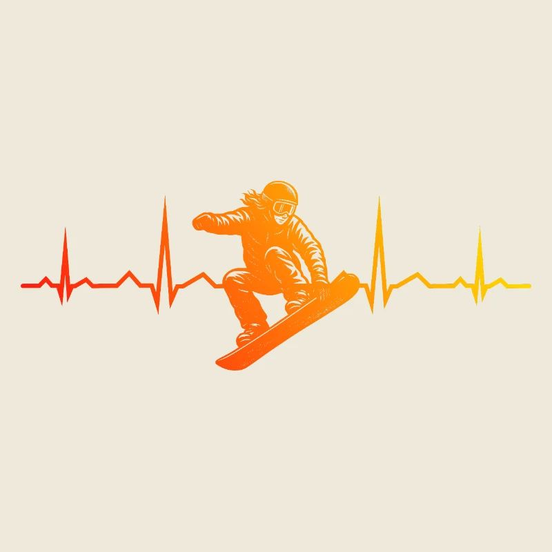 Snowboard Motiv mit Wiedererkennungswert