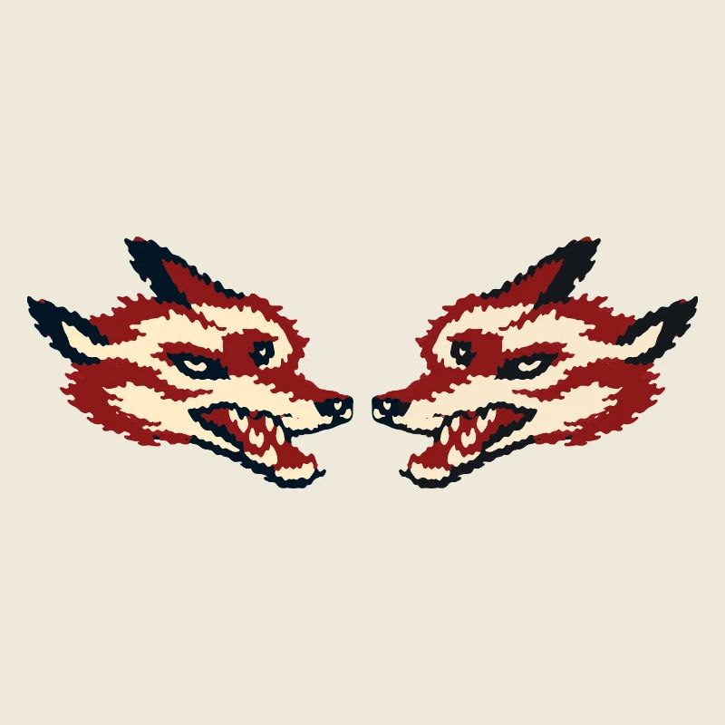 Twin Fox Spirits – Vintage-Strickstil